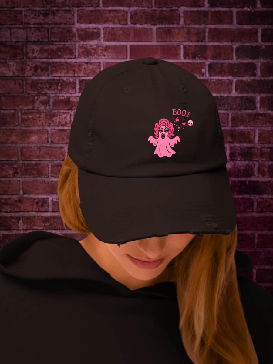BOO! Distressed Cap - Scream KWeen