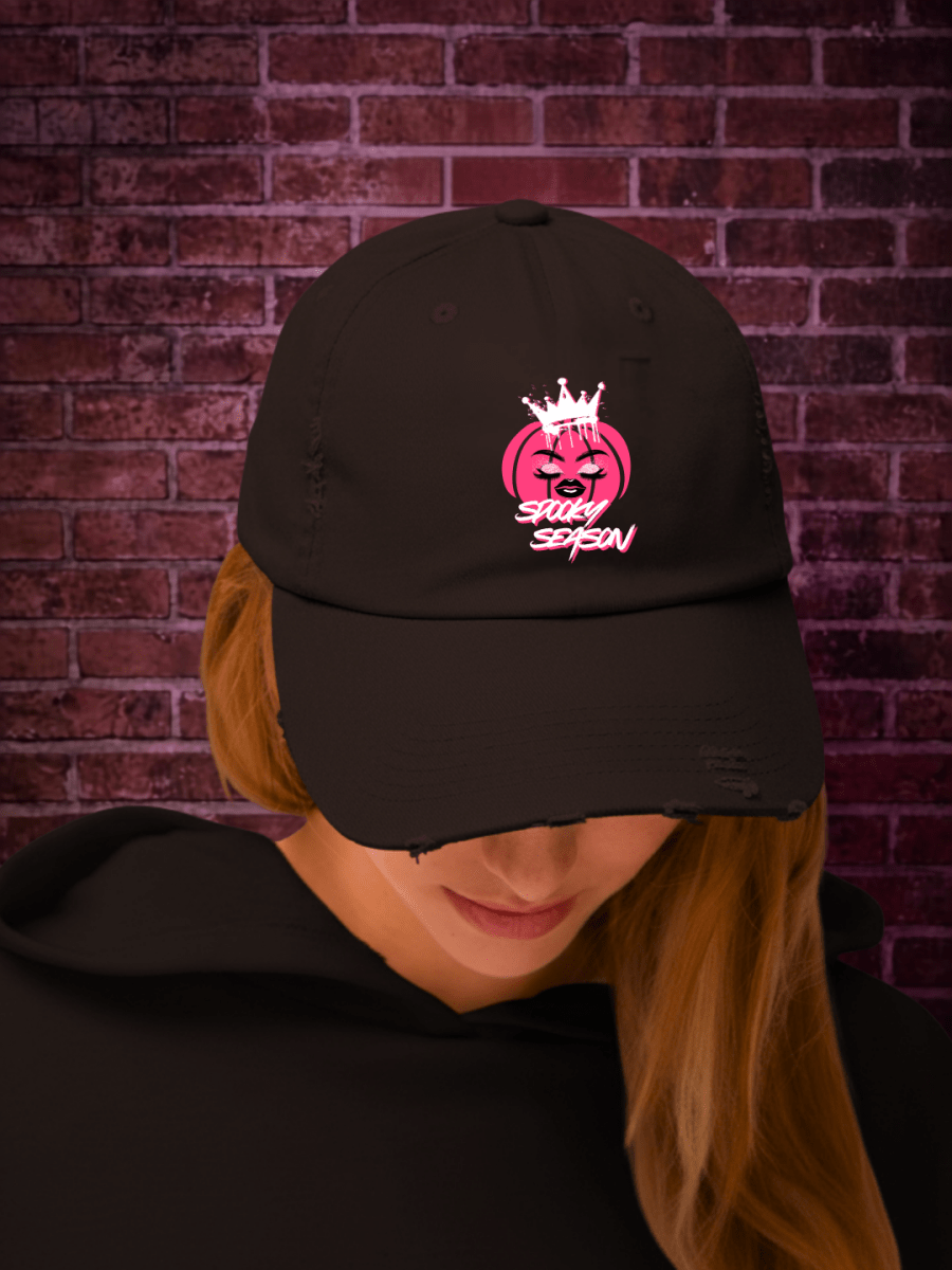 SpookySeason Distressed Cap - Scream KWeen