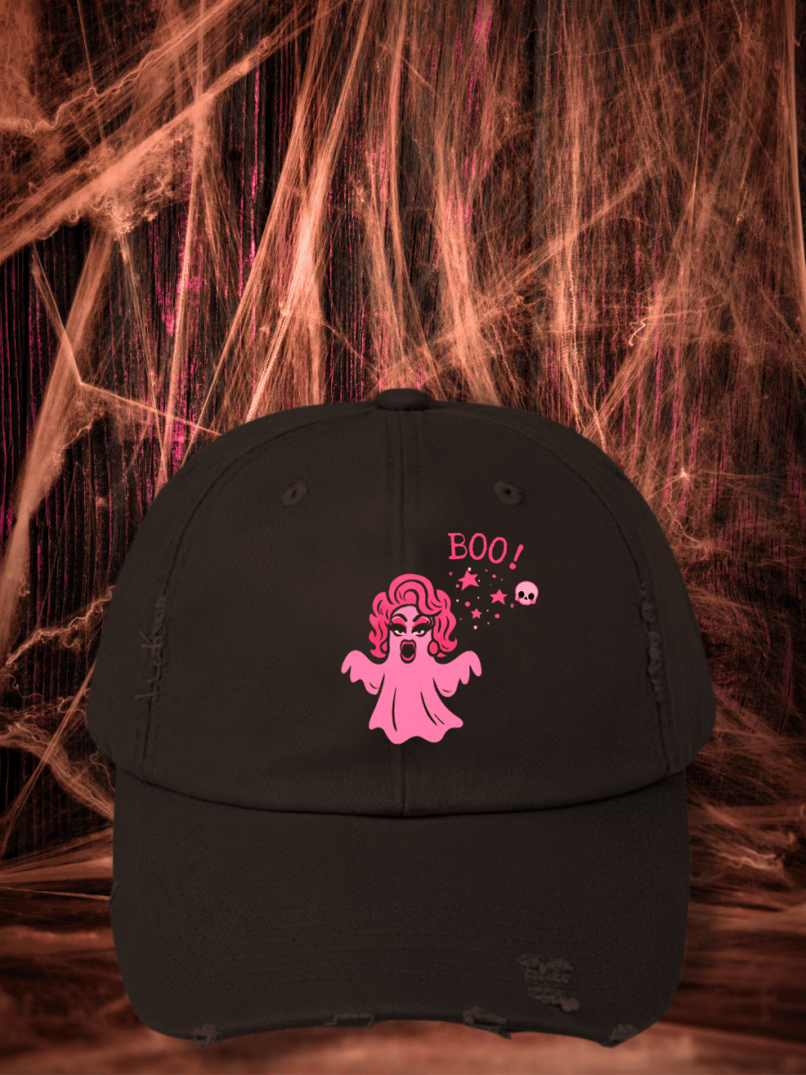 BOO! Distressed Cap - Scream KWeen