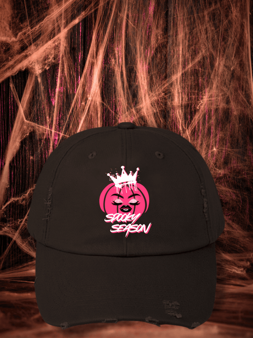 SpookySeason Distressed Cap - Scream KWeen