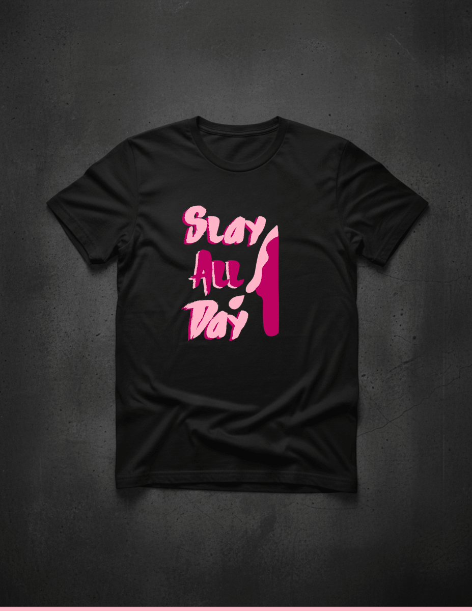 Slay All Day Tee - Scream KWeen