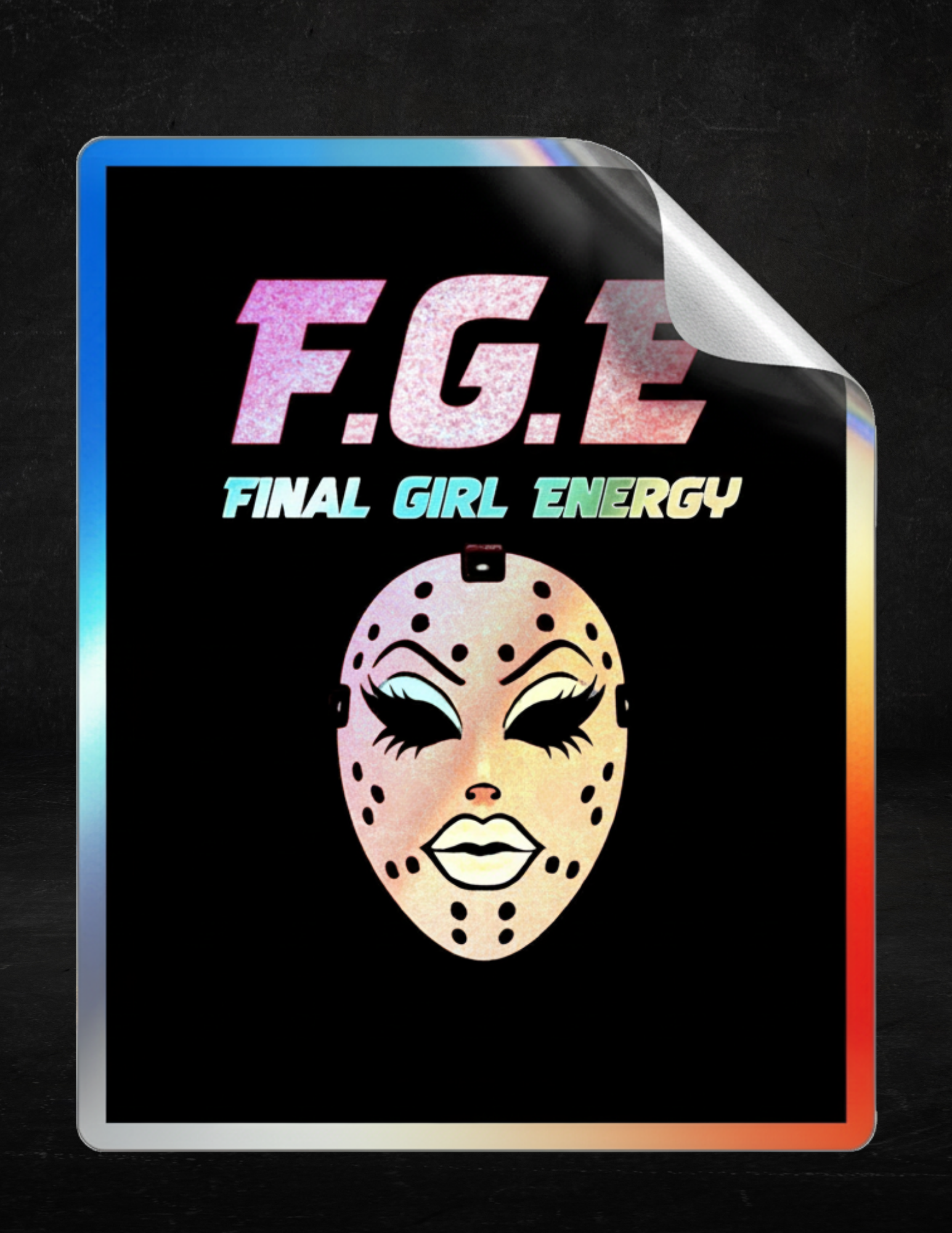 F.G.E Holographic Sticker