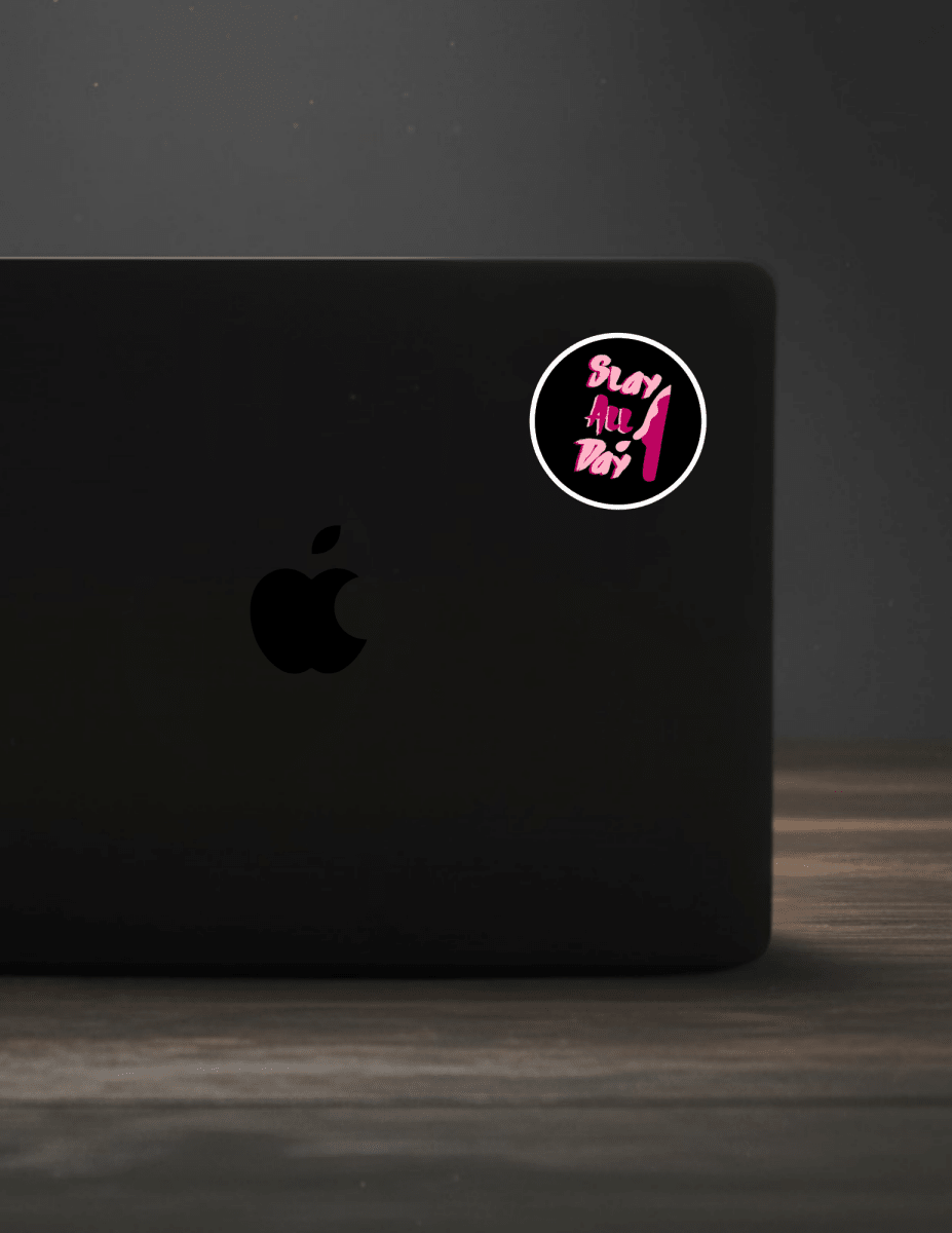 Slay All Day 3x3 Sticker - Scream KWeen