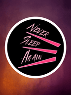 Never Sleep Again Satin Sticker - Scream KWeen