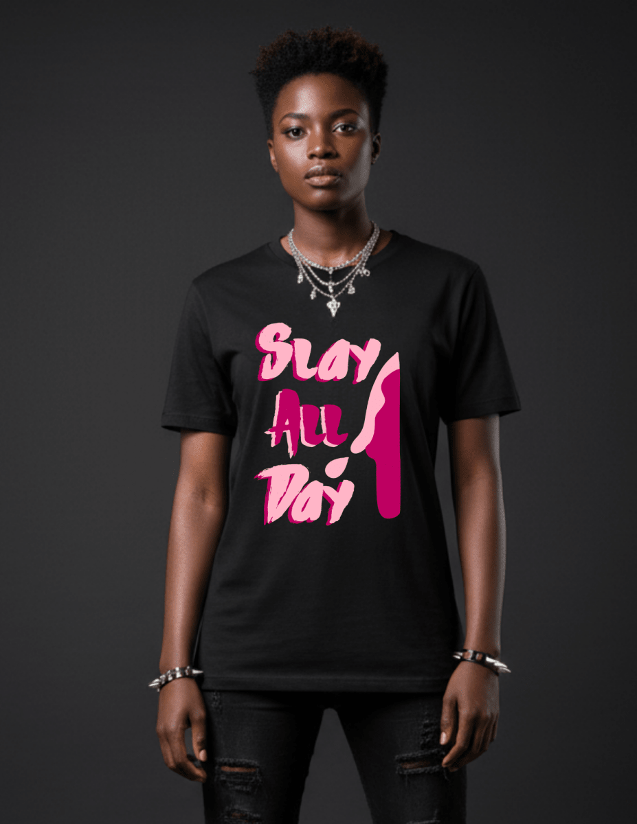 Slay All Day Tee - Scream KWeen