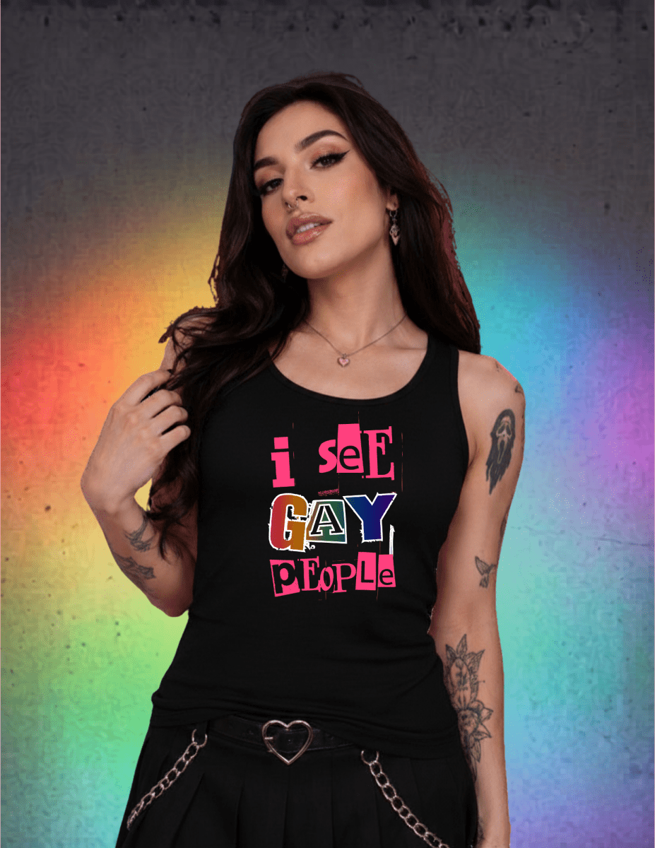 I See Gay People Tank - Scream KWeen
