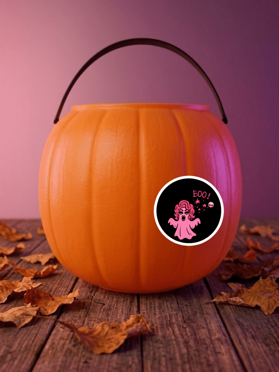BOO! Satin Sticker - Scream KWeen