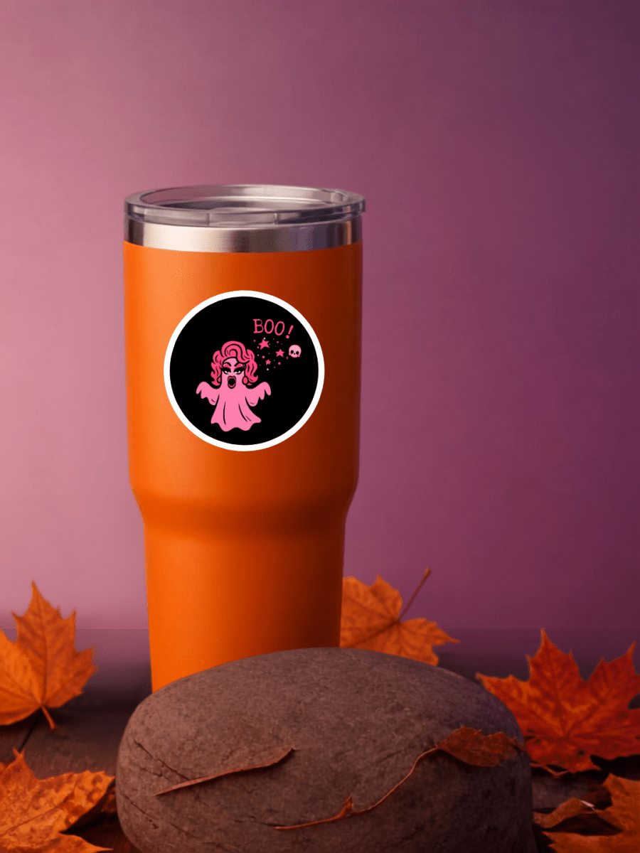 BOO! Satin Sticker - Scream KWeen