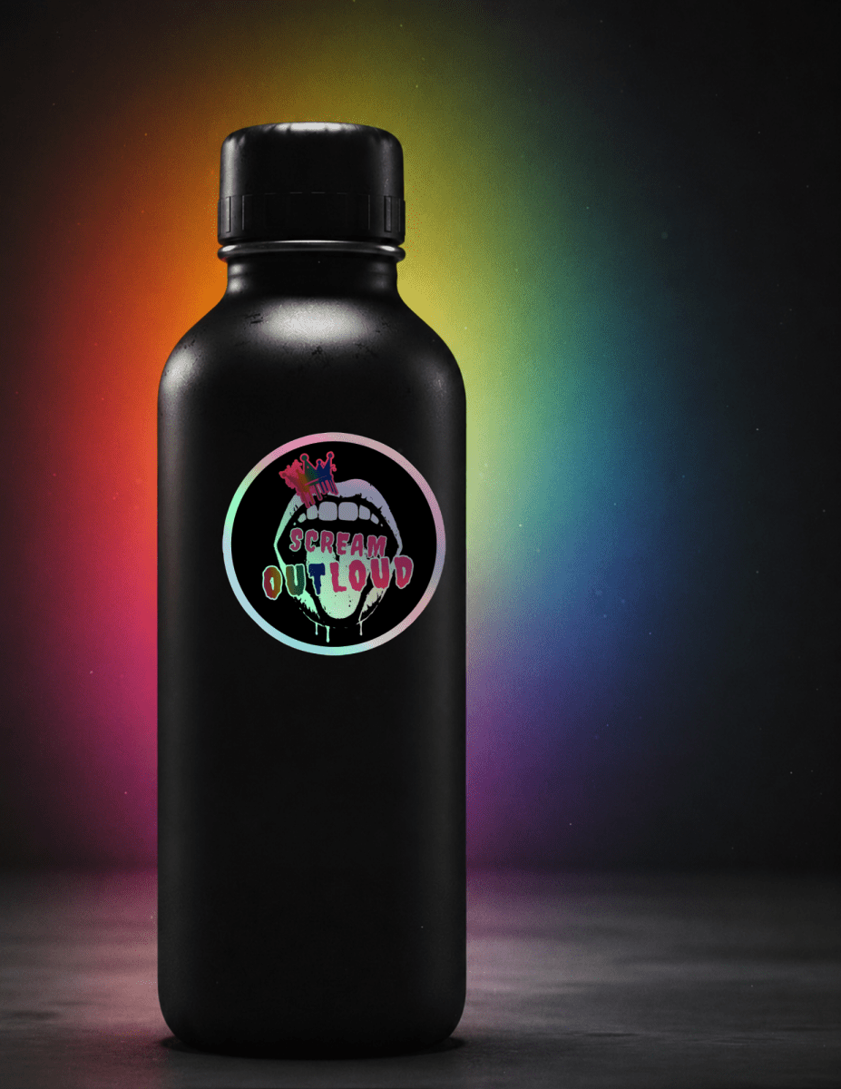 Scream OUTLoud Premium Holographic sticker - Scream KWeen