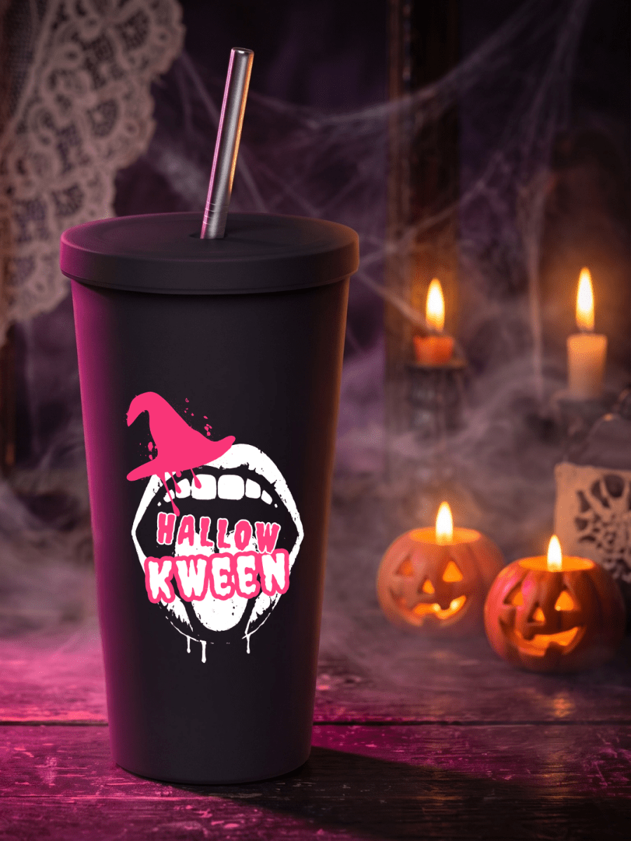 HallowKween Logo Tumbler - Scream KWeen