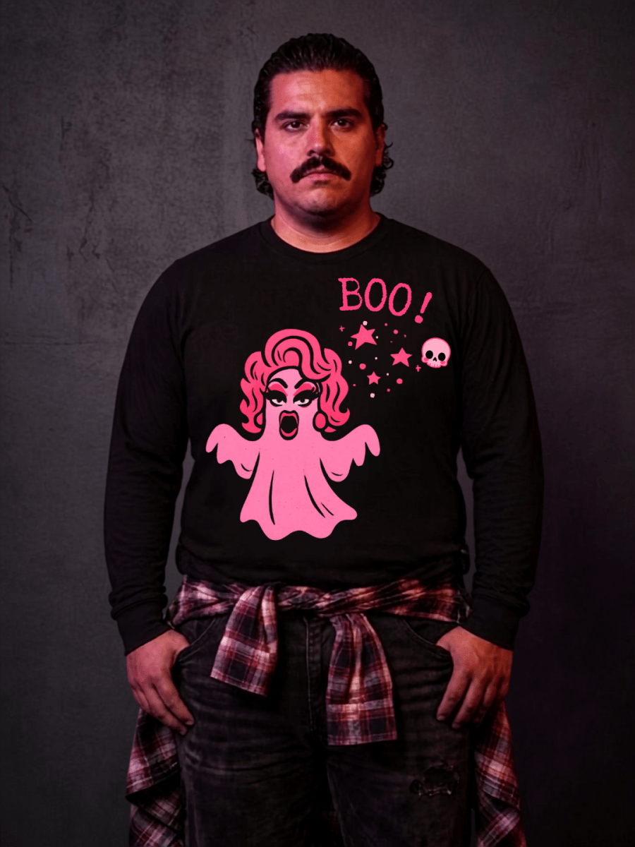 BOO! long-sleeve shirt - Scream KWeen