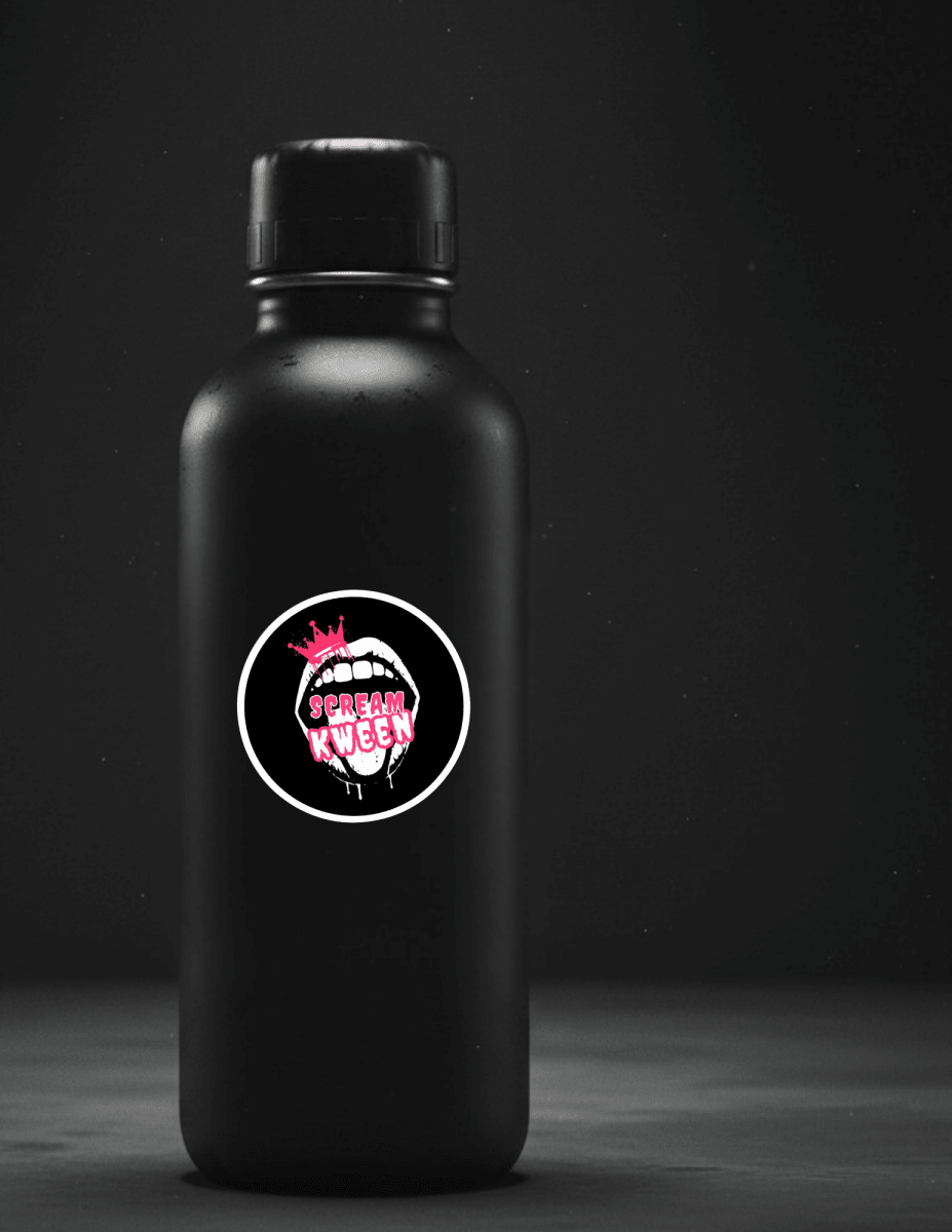 Scream Kween Logo Satin Sticker - Scream KWeen