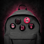 Set of Scream Kween Buttons - Scream KWeen