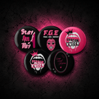 Set of Scream Kween Buttons - Scream KWeen