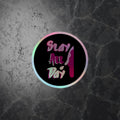 Slay All Day Holographic sticker - Scream KWeen