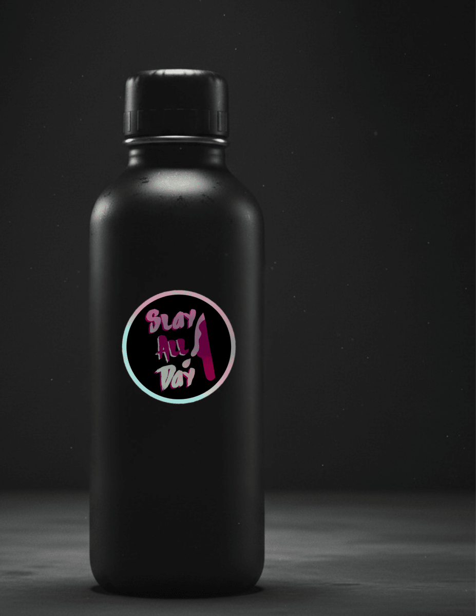 Slay All Day Holographic sticker - Scream KWeen