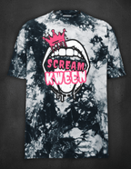 The Scream Kween Logo Oversized Tie - Dye Tee - Scream KWeen
