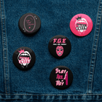 Set of Scream Kween Buttons - Scream KWeen